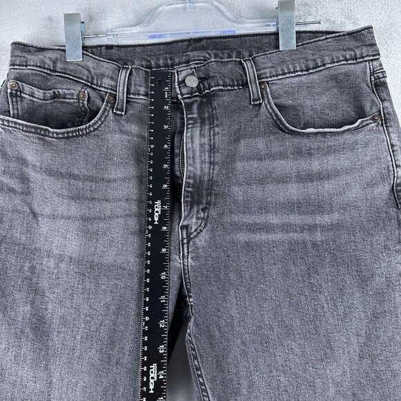 Levi Strauss & Co. Straight Leg Jeans Mens Size 38X30 Mid Rise S40196 Black - Picture 10 of 14